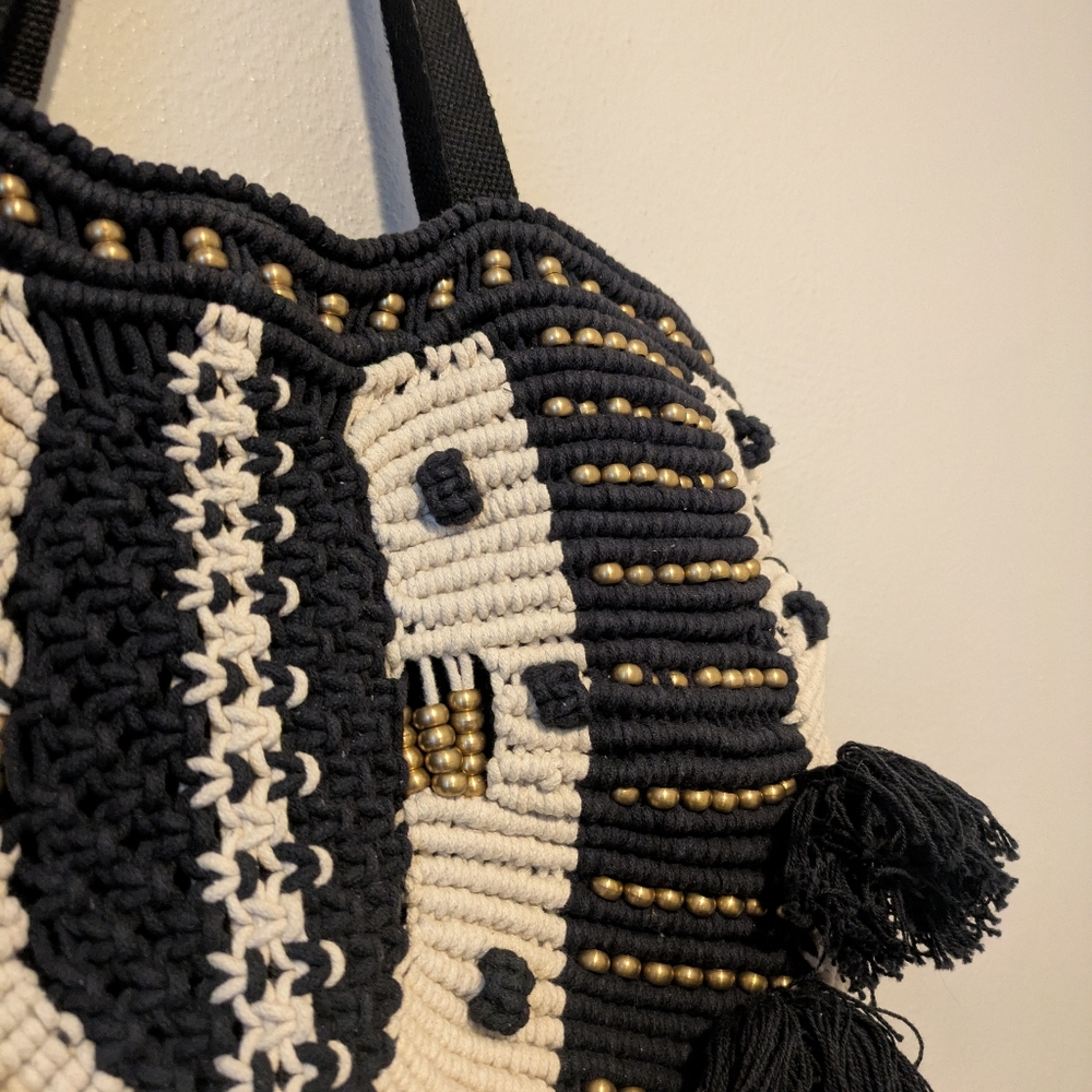 "Menorca" Woven Tote - Picture 6 of 8